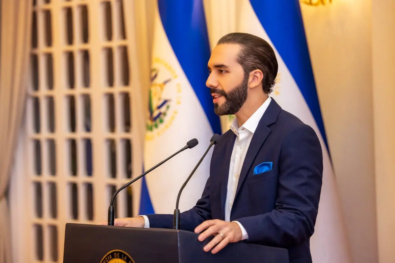 El mandatario salvadoreño, Nayib Bukele, fue elegido el domingo por su partido como candidato para las elecciones presidenciales de 2024. Foto. Twitter