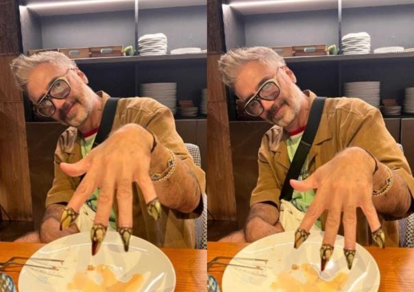 ¡Sorprende a fans! Presume Alejandro Fernández look con uñas largas