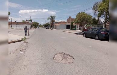 En mal estado se encuentran las calles de la ciudad de Durango