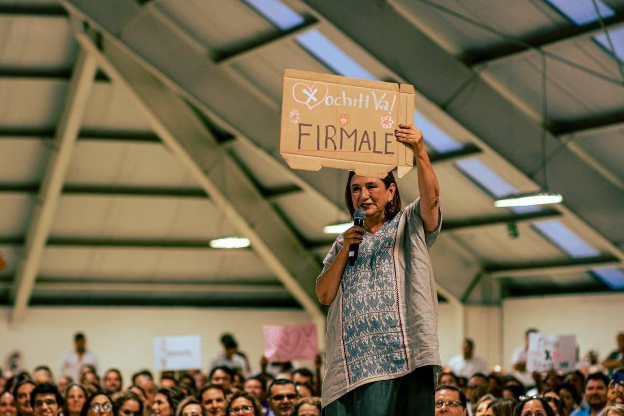 Xóchitl Gálvez defiende la legalidad de los contratos de su empresa. Foto: @XochitlGalvez