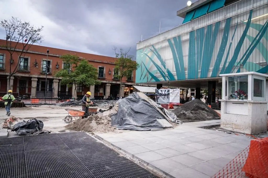 El Centro Cultural Indígena tiene un avance del 49% de construcción. Foto: @martibatres