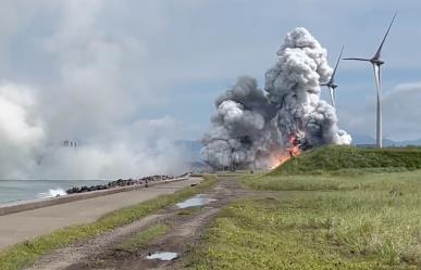 ¡Houston explotamos! Explota cohete espacial durante prueba de vuelo