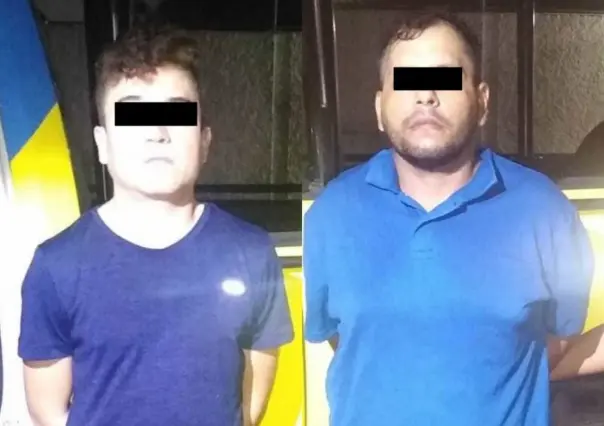 Detienen a dos hombres tras ir a exceso de velocidad en Monterrey; traían droga