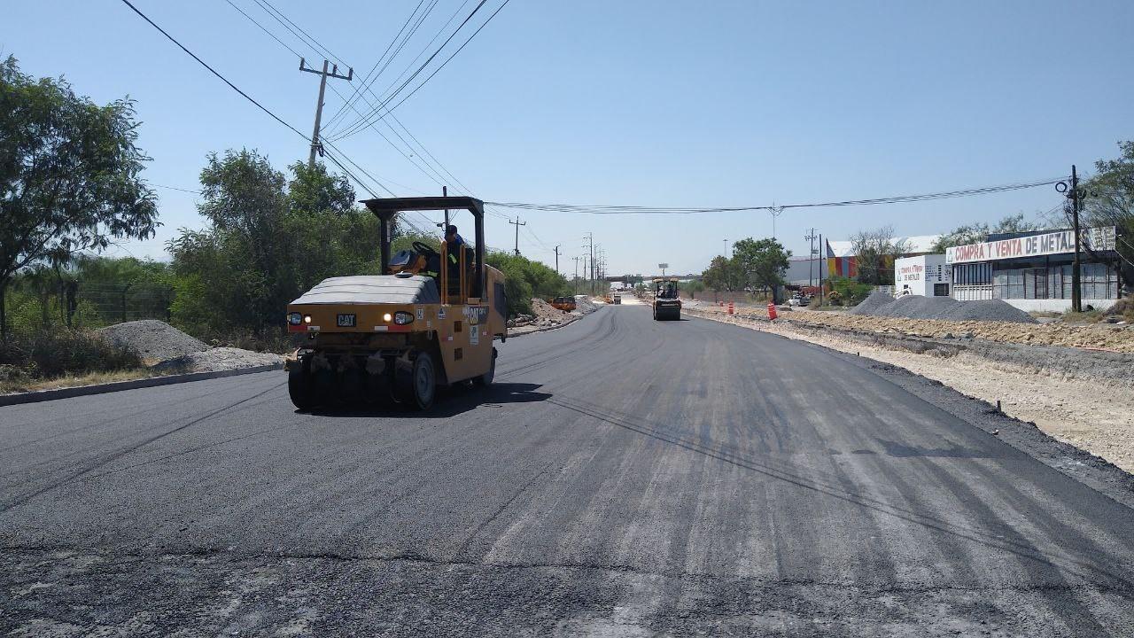 Abrirán a la circulación al sur de la Carretera a Monclova el próximo lunes 17 de julio.. Fotos. Cortesía