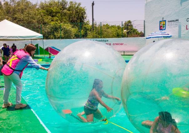 Arranca en Guadalupe temporada acuática en Parque Tolteca