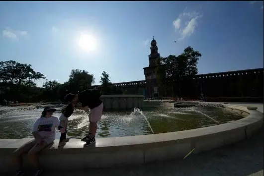 Ola de calor que azota al sur de Europa. (AP Foto/Luca Bruno) (Luca Bruno/AP)