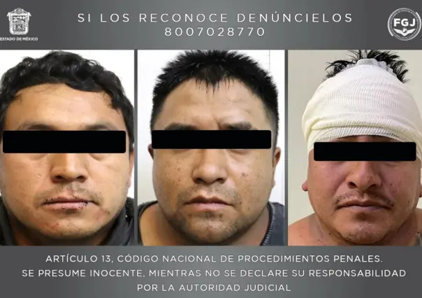 Rescata FGJEM a secuestrado en Amecameca; detiene a tres presuntos implicados