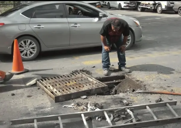 Operativo de limpieza en alcantarillas de Monterrey recolecta 35 toneladas de basura