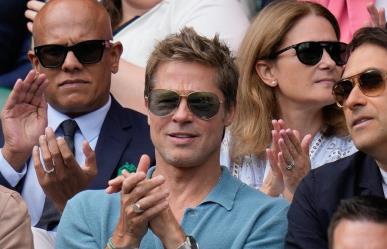 Brad Pitt es tendencia por su presencia en la final de Wimbledon