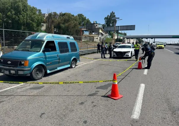 Balacera deja dos lesionados en la autopista México-Pachuca