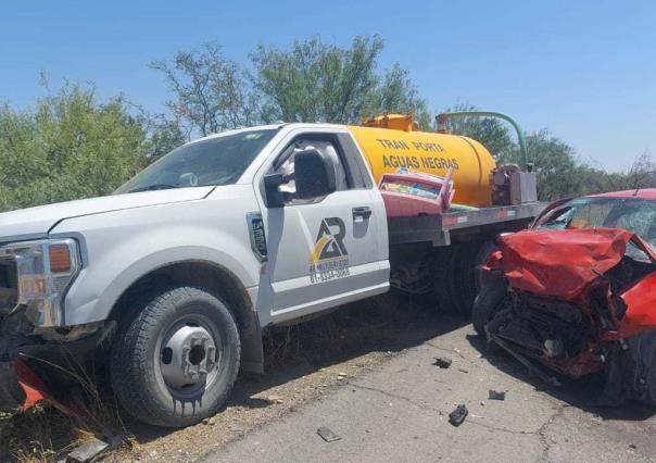 Dos personas perdieron la vida en un accidente en China, Nuevo León