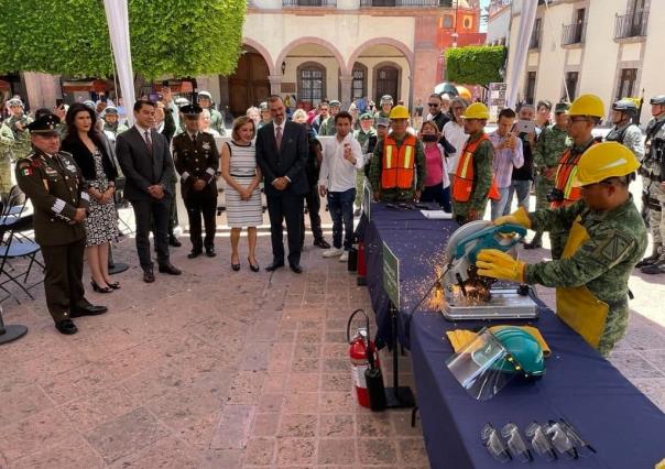 Destruyen 286 armas decomisadas en Querétaro