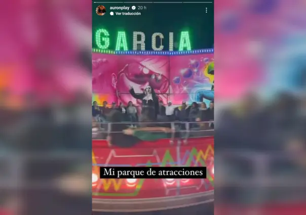 Auronplay comparte en sus historias de Instagram a la viral monja duranguense
