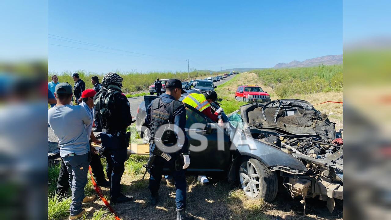 Mueren tres personas en choque frontal cerca de Rodeo, Durango; dos eran niñas