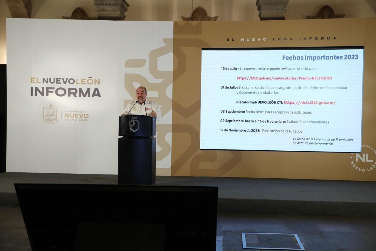Convocan a Premio Nuevo León de Fomento a la Ciencia, Tecnología e Innovación