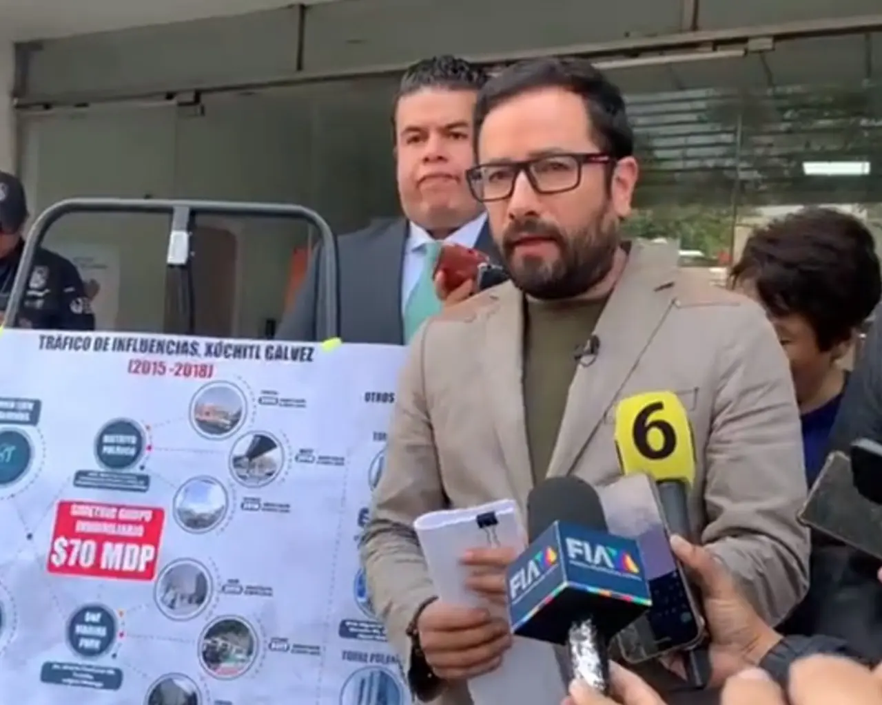 Denuncia Víctor Hugo Romo a Xóchitl Gálvez por corrupción en la Miguel Hidalgo. Foto: Captura de pantalla