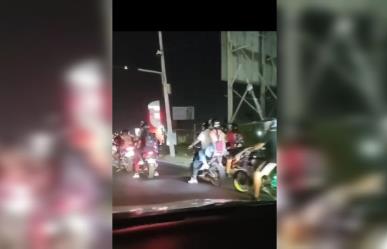 Sorprende rodada de motociclistas a vecinos de Monterrey y Guadalupe