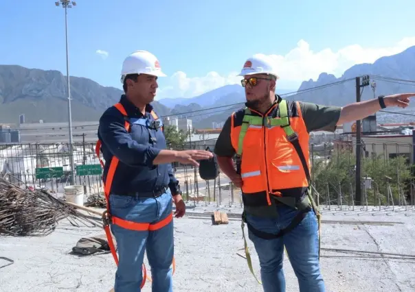 Progreso del megapuente en Santa Catarina, hay avance del 75% en la obra