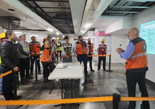 Realiza Martí Batres recorrido de supervisión en obras de la Línea 1 del Metro