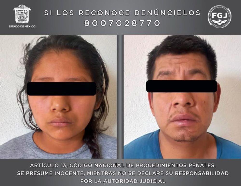 María N y Pedro N fueron vinculados a proceso por el homicidio de su hijo de un año y seis meses de edad, asesinado a golpes. Foto: Cortesía