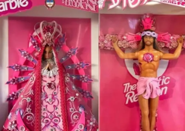 ¡Esto ya se descontroló! Barbie Virgen y Ken crucificado indignan en redes