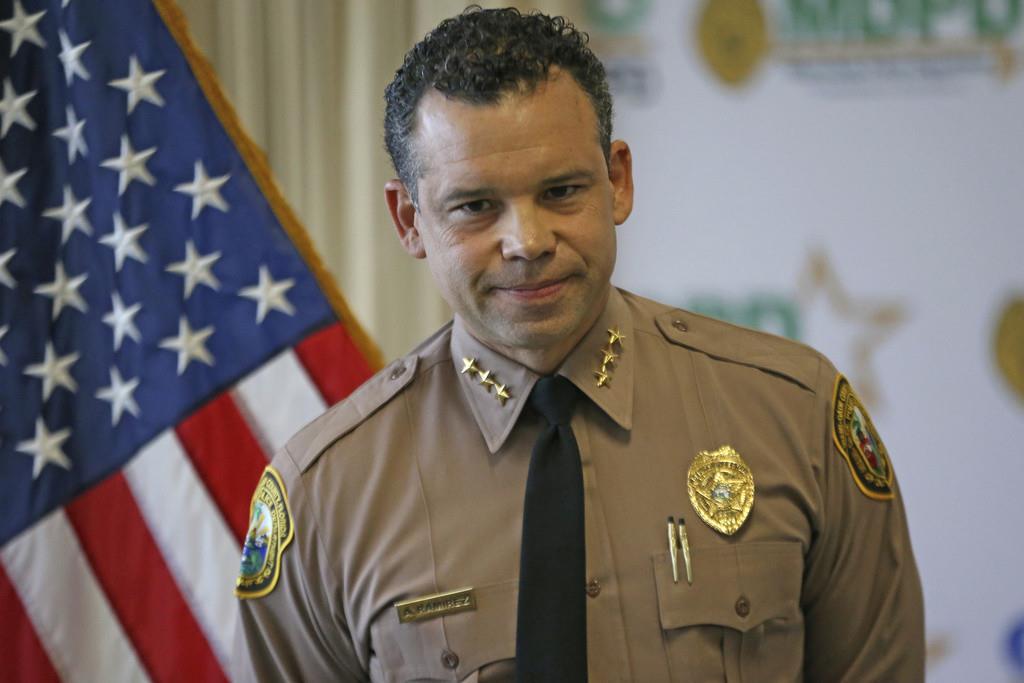 El recién nombrado director del Departamento de Policía de Miami-Dade, Alfredo Freddy Ramírez, durante una conferencia de prensa en la sede de la agencia el 8 de enero de 2020, en Miami. (David Santiago/Miami Herald vía AP, Archivo)