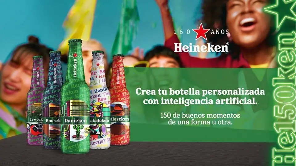 Personaliza tu Heineken con IA y celebra los 150 años de buenos momentos a tu manera.