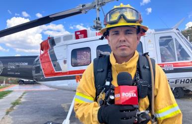 Elemento de Protección Civil de Nuevo León se une a CONAF para combatir incendios en Canadá