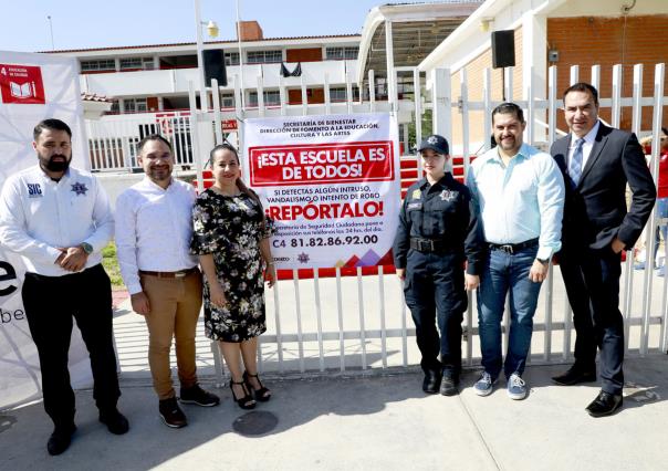 Escobedo lanza programa Escuela Segura