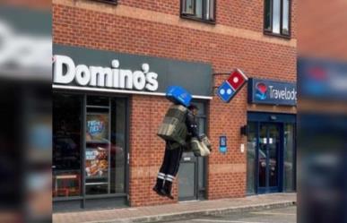 ¡No es un OVNI! Dominos Pizza estrena servicio de jetpack, llegan de volada