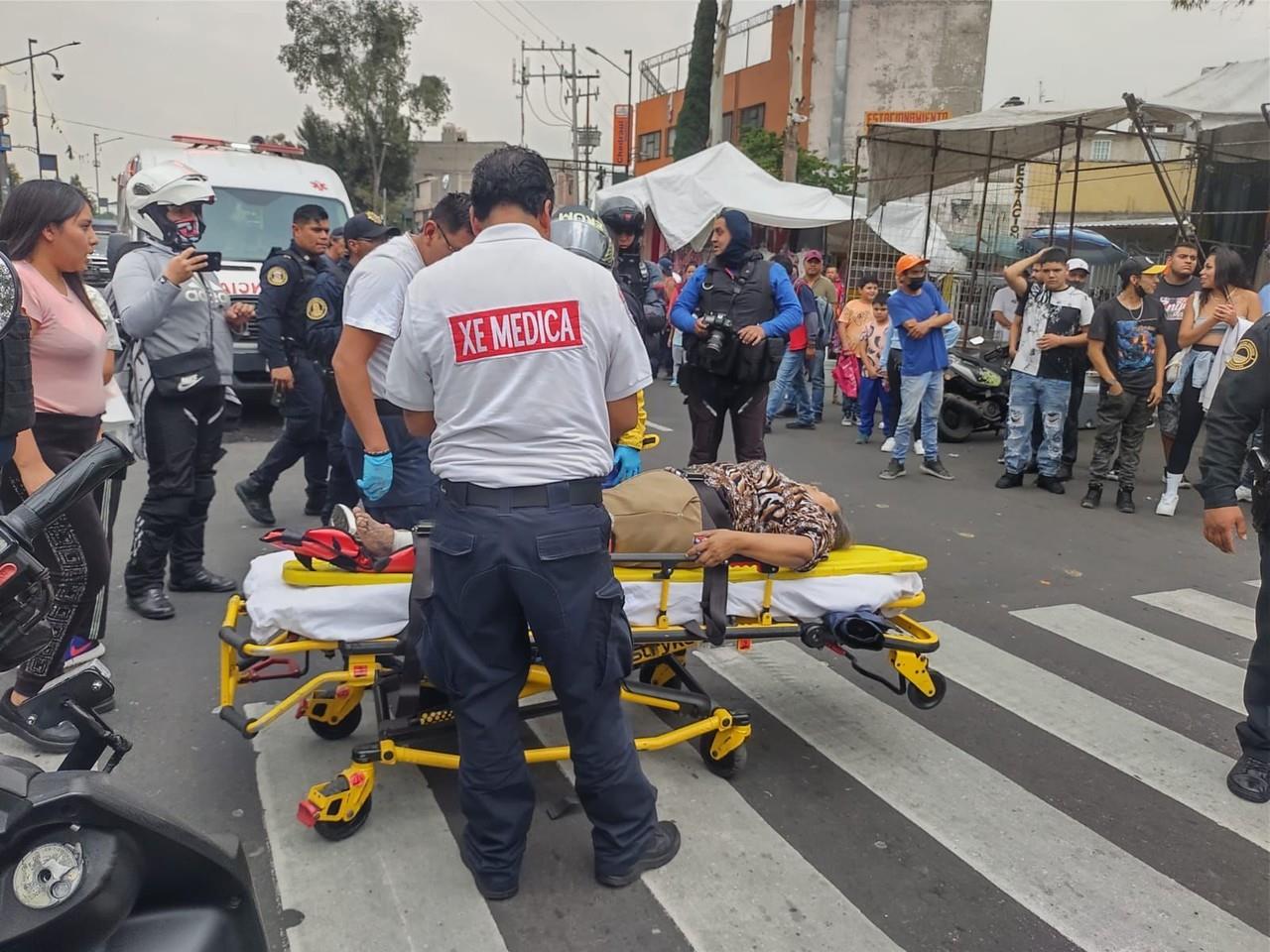 Tráiler arrolla a mujer de la tercera edad en la colonia Morelos. Foto: Ramón Ramírez