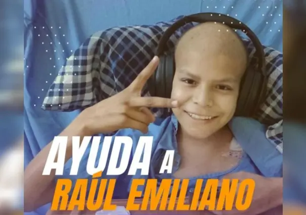 Solicitan donantes de sangre para Raúl, paciente de 12 años por leucemia