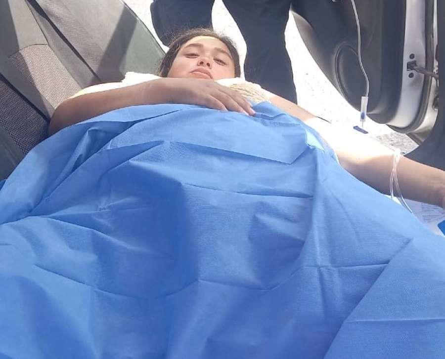 Policías ayudan a mujer en labores de parto en Santa Catarina