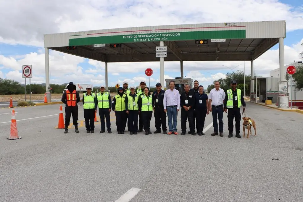 El Gobierno de Nuevo León arrancó el Cierre Total de sus fronteras al ganado irregular de otras entidades. Foto. Cortesía