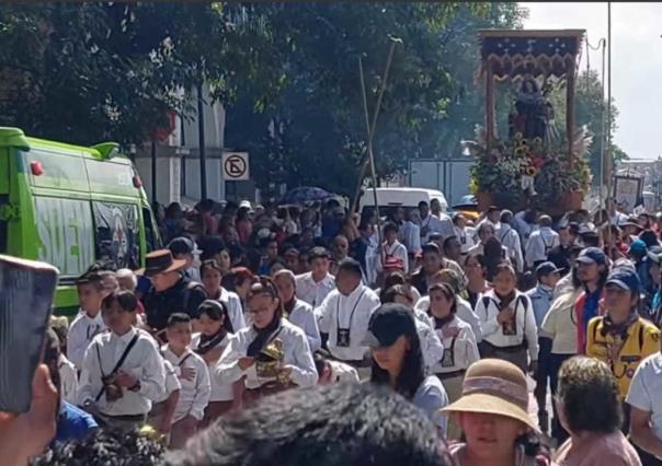 Con la procesión de Virgen del Carmen termina la fiesta patronal en Toluca