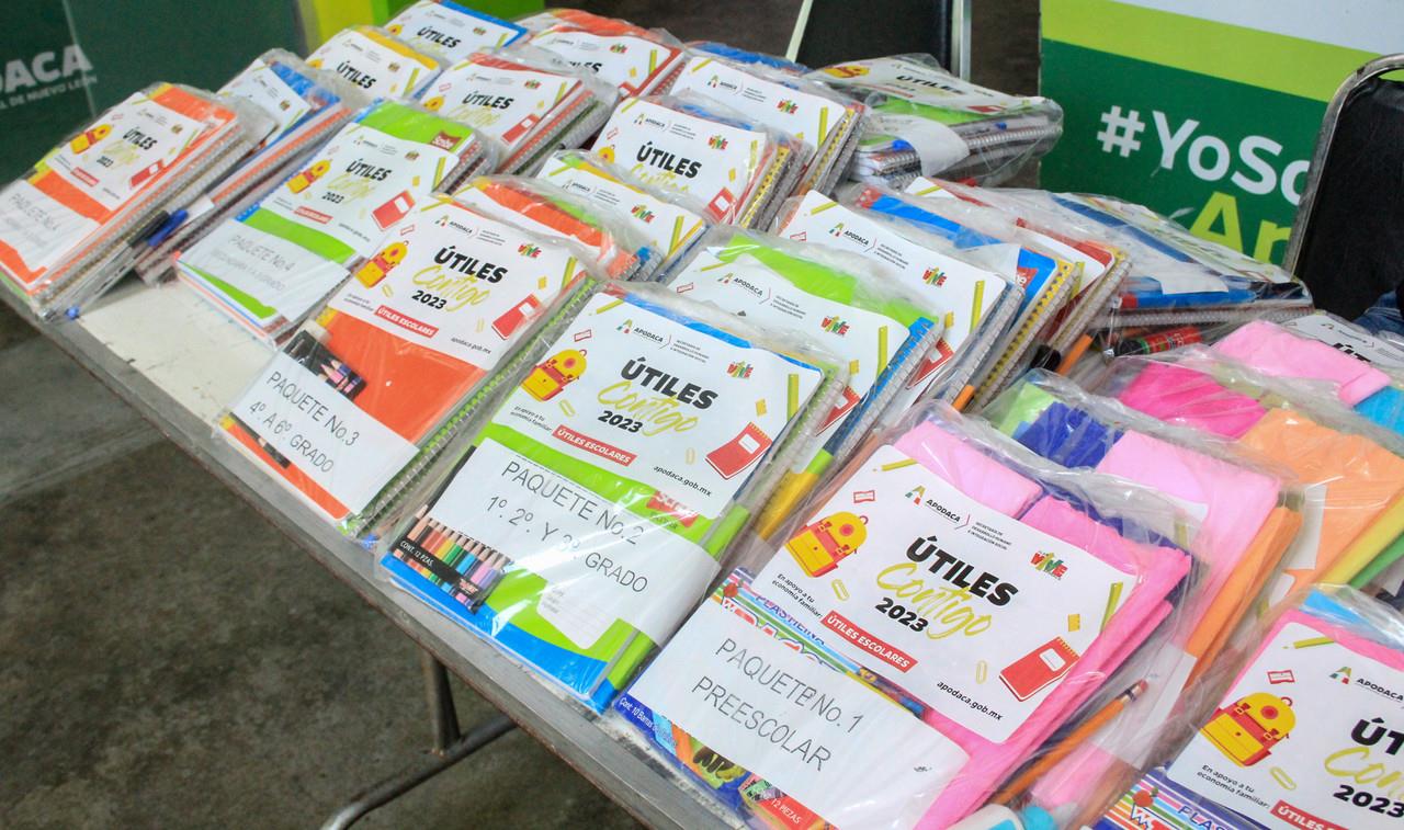 Apodaca entrega Útiles Contigo 2023: Inscripciones aún disponibles