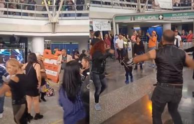 VIDEO: Usuarios del Metro crean fiesta de High Energy en la estación San Lázaro