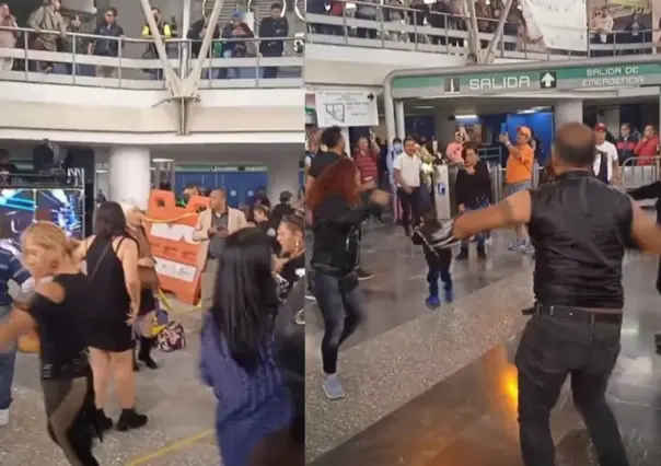 VIDEO: Usuarios del Metro crean fiesta de High Energy en la estación San Lázaro