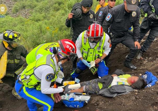 ¡Sigue vivo de milagro! Cae niño a cráter de volcán y sobrevive