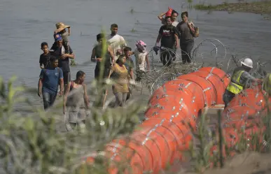 Encuentran cuerpo sin vida en boyas flotantes en el río Bravo