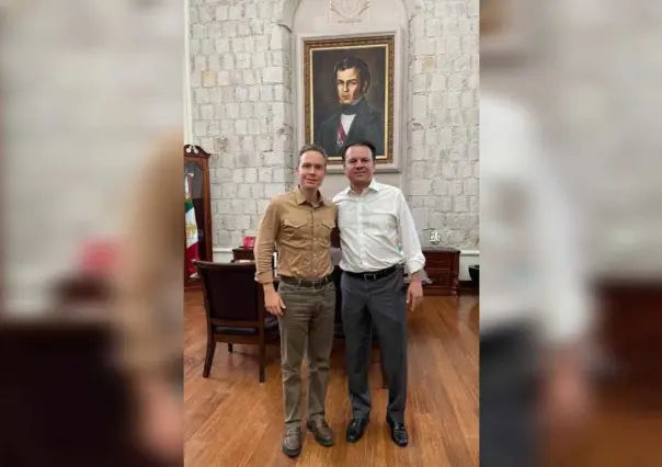 Un gusto reunirme con mi amigo el Gobernador Esteban: Manuel Velasco