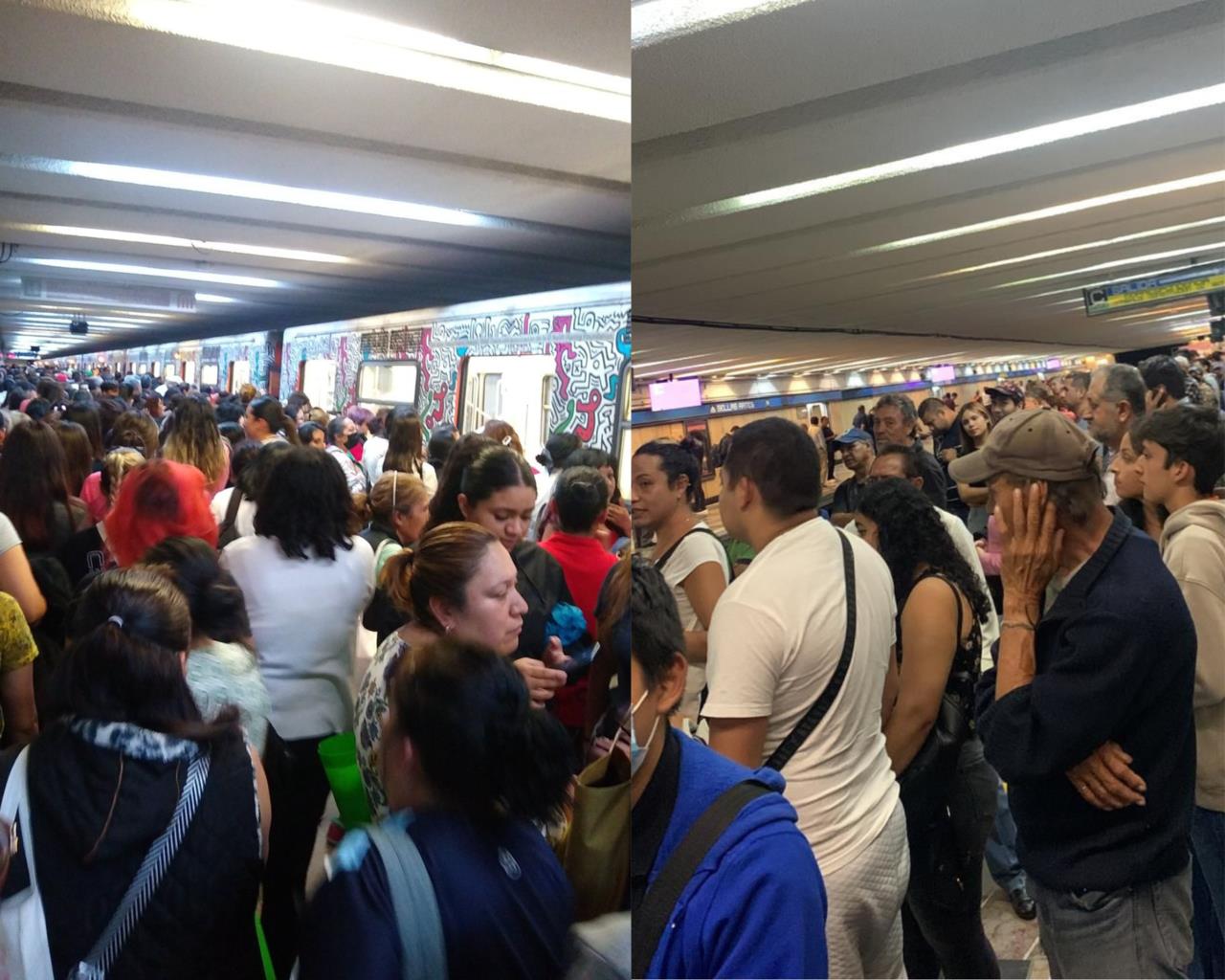 Tragedia en el Metro: pareja muere arrollada en la estación Hidalgo. Foto: Ramón Ramírez