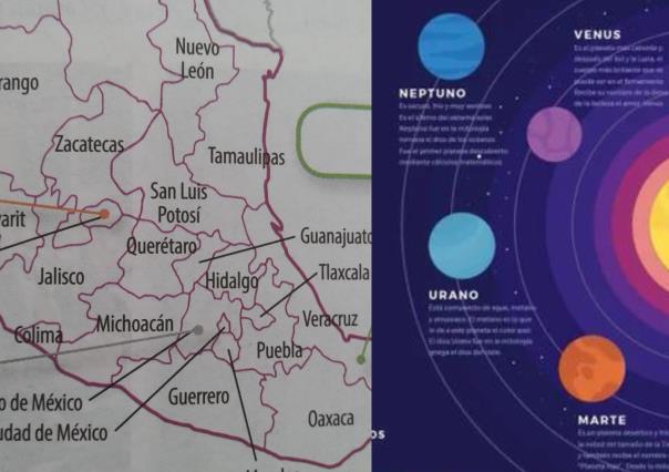 Polémica por errores en libros de texto: infografías y mapas equivocados