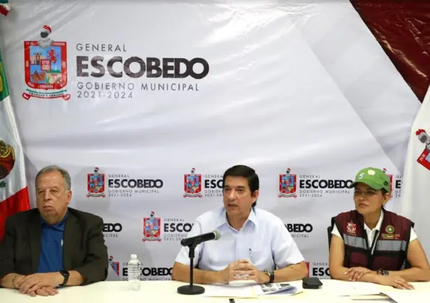 Advierten sobre riesgos tras derrumbe en edificio en Escobedo