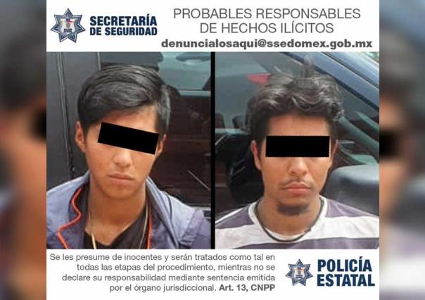 Desmantelan a banda de presuntos ladrones, uno de ellos menor, en Tultitlán