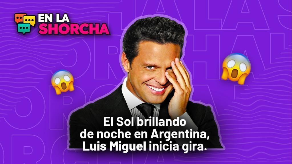 El Sol brillando de noche en Argentina, Luis Miguel inicia gira