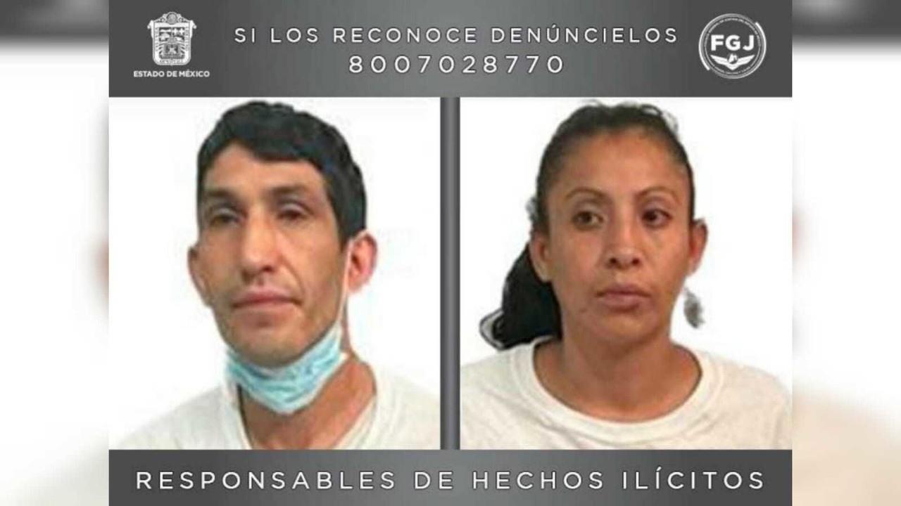 José Guadalupe Gallaga Franco y Gabriela Carrillo Morales fueron sentenciados a 20 años 4 meses y 15 días de cárcel en Tlalnepantla por robo con violencia de un vehículo. Foto: Cortesía