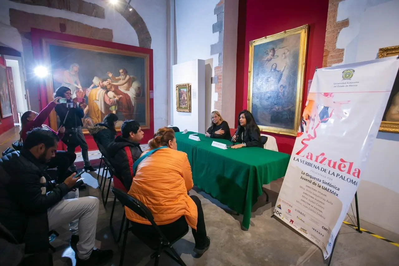 Presentación del Primer Festival de la Zarzuela. Crédito: Uaemex.