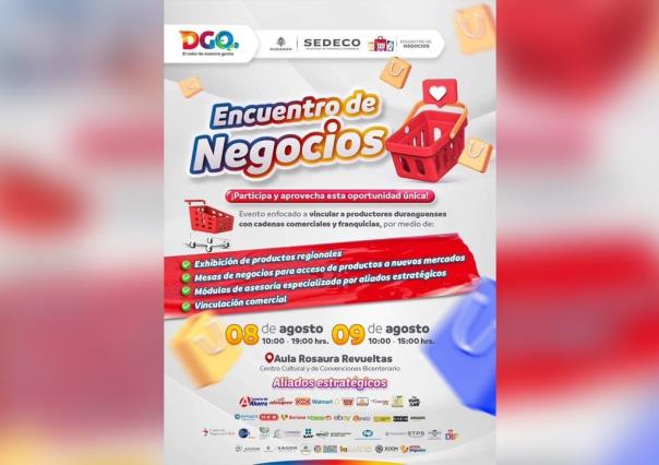 Invitan a primer Encuentro de Negocios para empresas locales