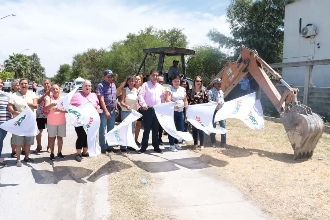 Inician obras en ampliación de canal pluvial en Fuentes de Juárez